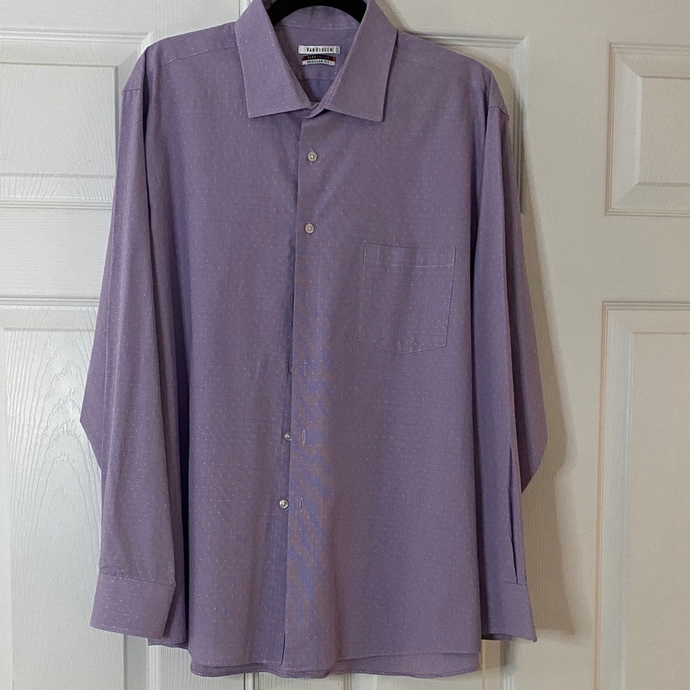 Van Heusen Lavender Men’s Dress Shirt
